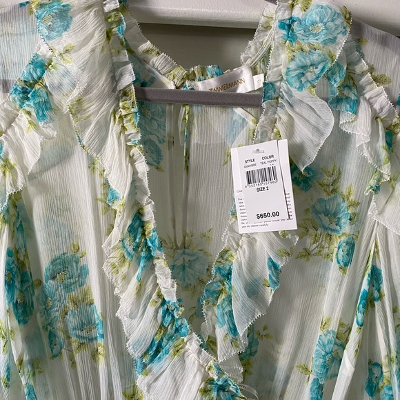 Zimmerman silk floral romper/playsuit - Picture 3 of 4